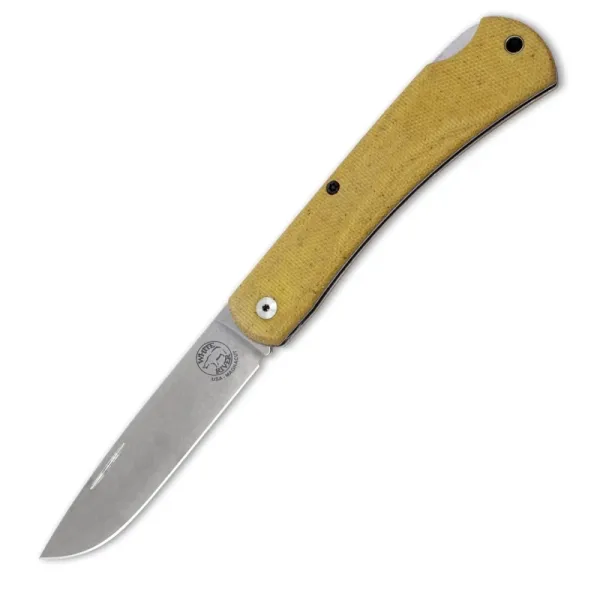 White River Mudbug, Mudbug Natural Canvas Micarta, White River Knives Taschenmesser, Sodbuster Klappmesser, CPM-154 Backlock, White River Deutschland, Com2you-biwak, EDC Tradionell Micarta