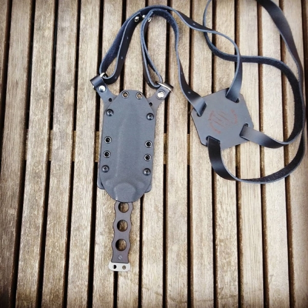 Kydexscheide Pancake für das eigene Messer 150 - 250mm