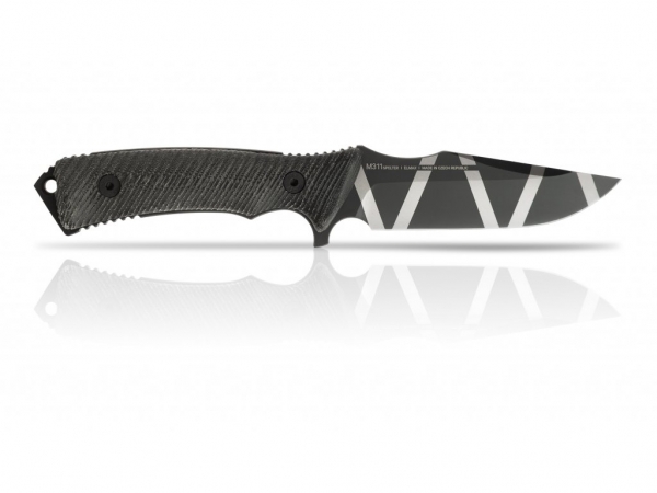 ANV Knives M311 Micarta Black Elmax DLC Camo taktische mehrzweck messer