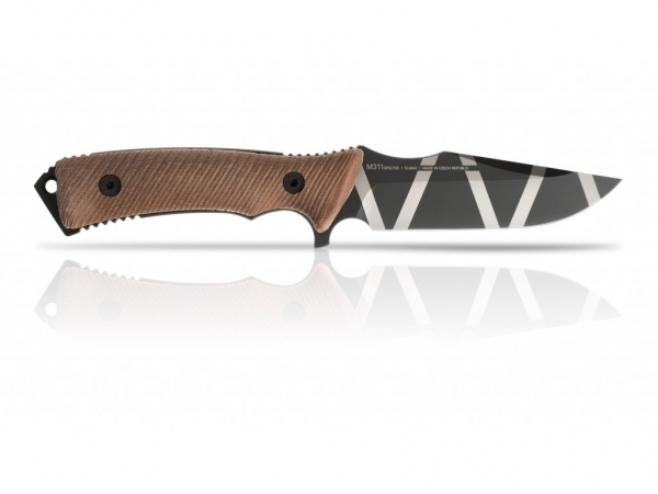 ANV Knives M311 Micarta Coyote Elmax DLC Camo Kydex Black