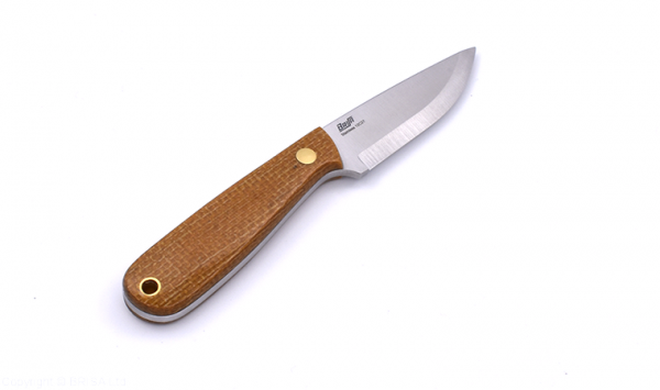 Brisa EnZo Necker Messer 70 Kydex Mustard Micarta