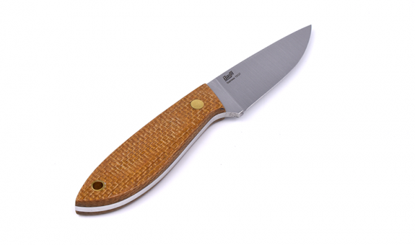 Brisa EnZo Cordknife Bobtail 80 knife Multicarry Mustard Micarta