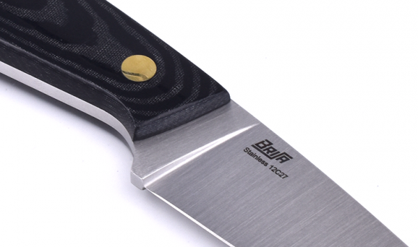 BRISA EnZo Cordknife Bobtail 80 knife Multicarry Black Micarta