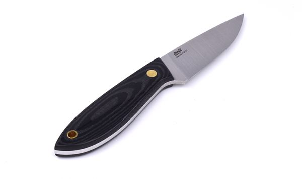 BRISA EnZo Cordknife Bobtail 80 knife Multicarry Black Micarta