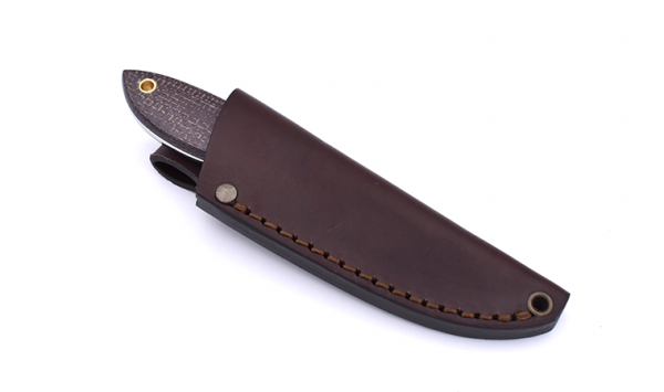 Brisa EnZo Neckknife Bobtail 80 knife Multicarry Bison Micarta Scandi