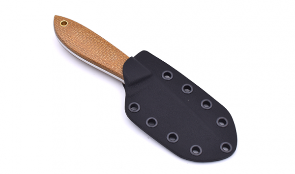 Brisa EnZo Cordknife Bobtail 80 knife Multicarry Mustard Micarta