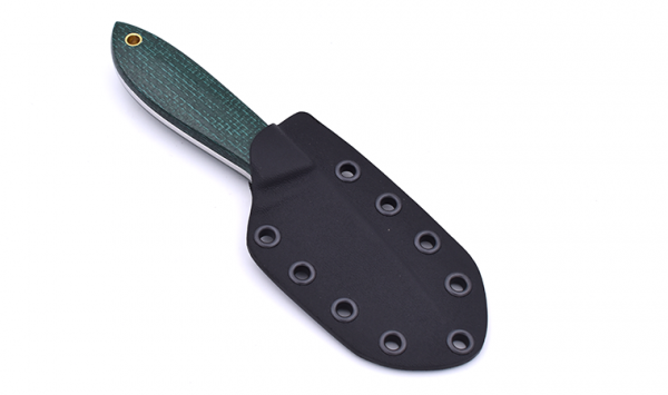 Brisa EnZo Cordknife Bobtail 80 knife Multicarry Green Micarta