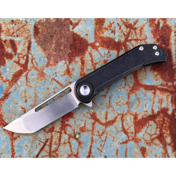 Aurora Knives Truffles Roundhouse Lock Black
