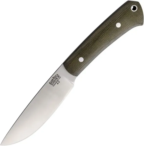 Bark River Highland Special Fixed Blade Green