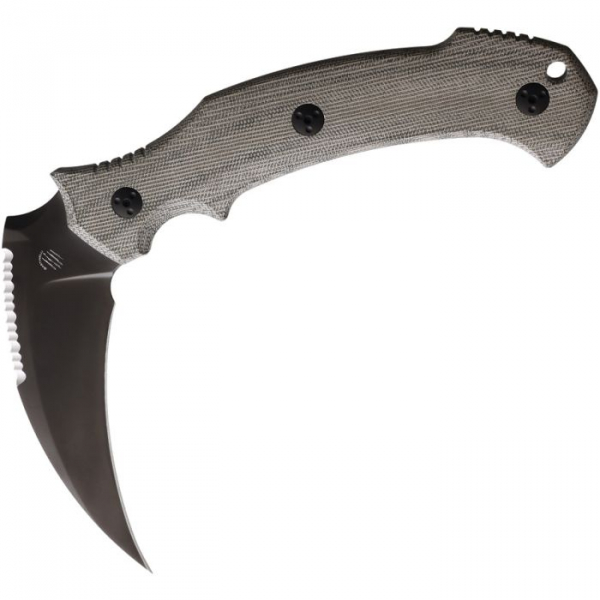 Bastinelli Creations The Grumpy OD Green Micarta