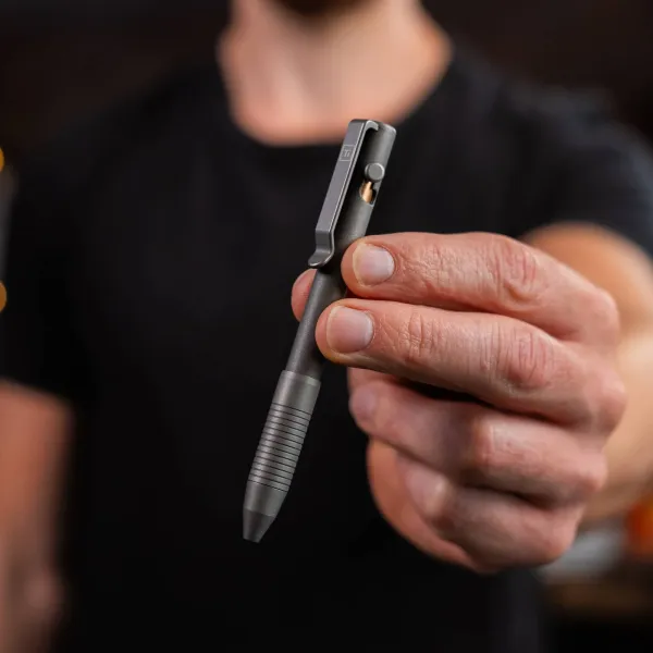 Big Idea Design USA Bolt Action Pen Titan Stonewash