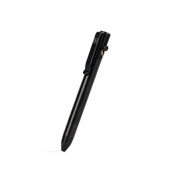 Big Idea Design Base Line Bolt Action Pen Titan DLC Schwarz