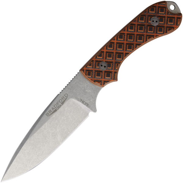 Bradford Knives Guardian 3.2 3D Tiger Orange G10