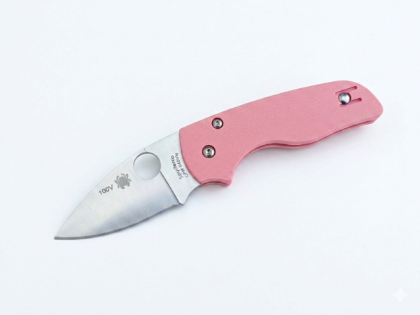 Spyderco-Lil--Native-Pink--C230GPPN--Collector-s-Edition--CPM-S45VN-Messer--Spyderco-Compression-Lock--kleines-Taschenmesser-pink--Spyderco-Sammlermesser-