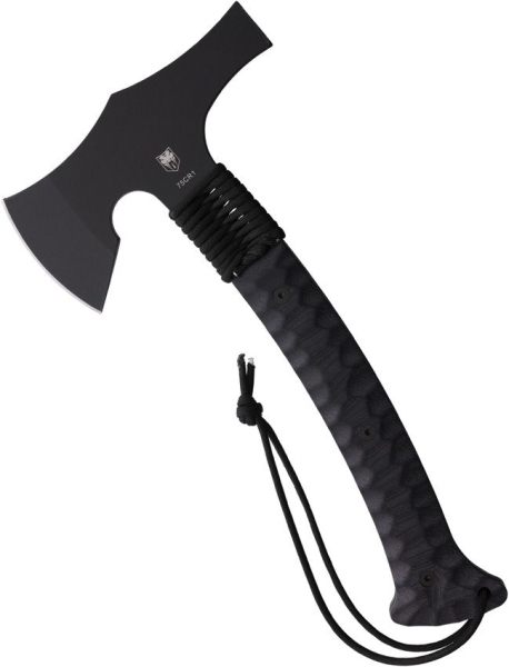 CobraTec Tomahawk Black, CobraTec Axt 7Cr17MoV, Taktisches Tomahawk Kydex, CobraTec Messer schwarz, Outdoor Beil schwarz, Com2you-biwak, Tactical Axt leicht, Wurfbeil Tomahawk, Kydexscheide Axt schwarz