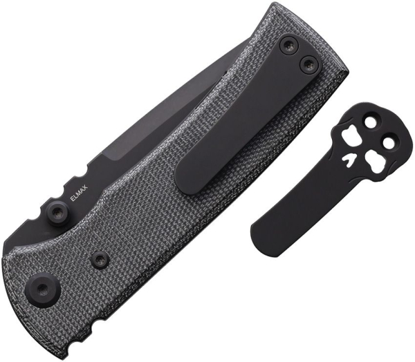 Chaves Knives Redencion Street Linerlock Micarta PVD Blk Tanto