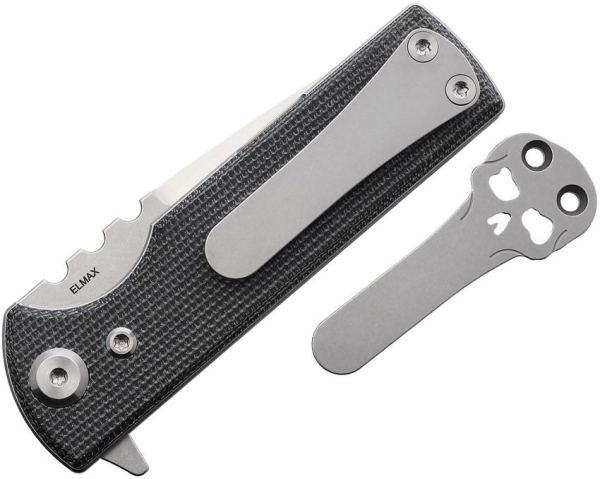 Chaves Knives T.A.K. Linerlock SW Micarta Blk Tanto