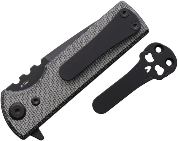 Chaves Knives T.A.K. Linerlock PVD Micarta Blk Tanto