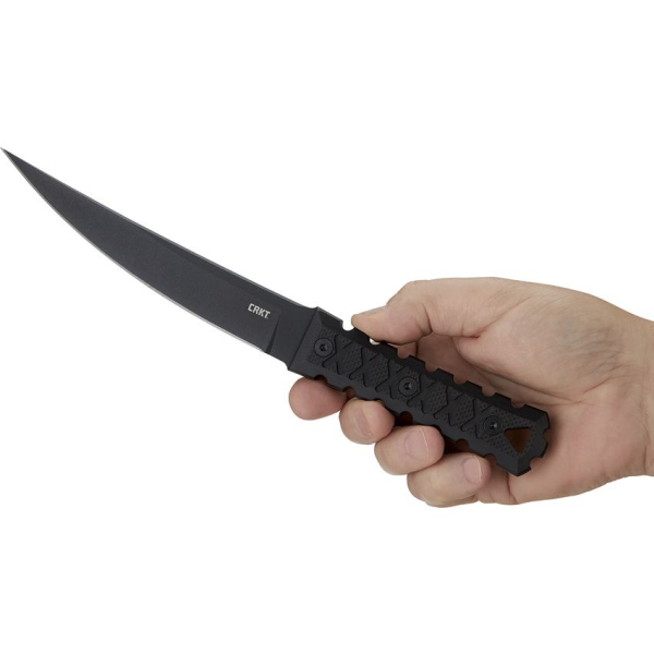 CRKT HZ6, CRKT HZ6 Fixed Blade, CRKT Williams Hissatsu, Hissatsu Zero 6, CRKT SK5 Stahl, James Williams Messer, Com2you-biwak, Taktisches Kampfmesser, Großes Gürtelmesser, CRKT Deutschland