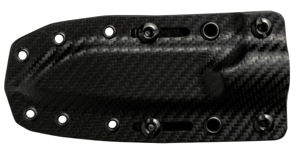 Dawson Knives, Contractor, 80CrV2 Stahl, Hamon Messer, Carbonstahl Messer, G10 Black, Handgefertigt USA, Arbeitsmesser, Custom Messer, Taktisches Messer.