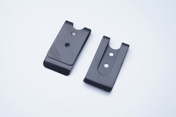 Gürtel Clip Model 2 Metall 2 Loch Universal Black