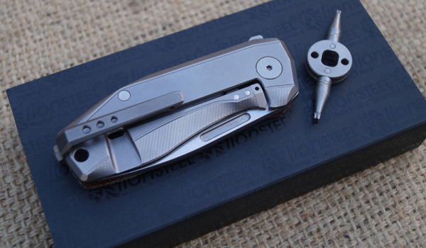 LionSteel Nano Titanium Micarta Black folding knives taschenmesser messer