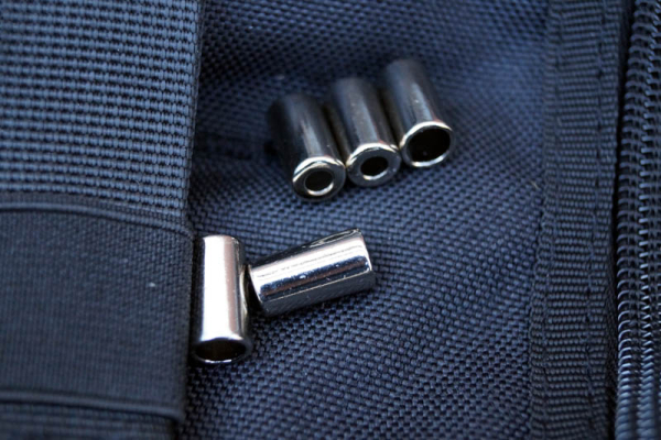 Paracord Abschlußkappen silber 15mm