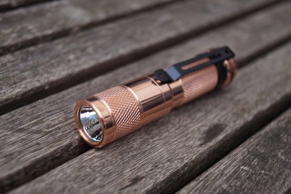 Maratac Extreme AA Copper Flashlight Kupfer taschenlampe