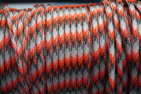 Paracord 550 Sneaky Orange Camo Type III fallschirmleine