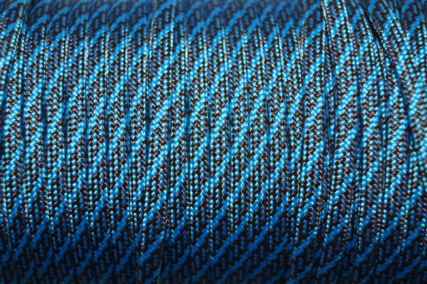 Paracord 550 Pastel Turquoise & Espresso Brown - Helix DNA Type III fallschirmleine