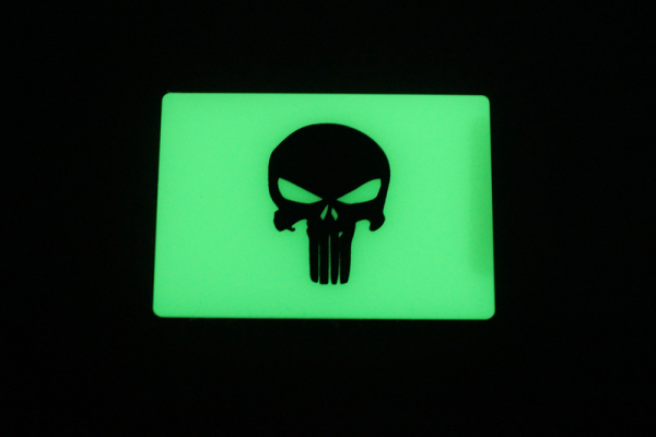 TEC Accessories BEACON Patch Green Punisher GitD