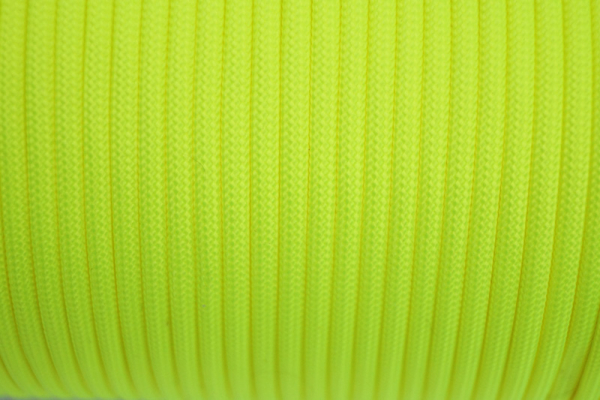 Paracord 550 Ultra Neon Gelb Typ lll