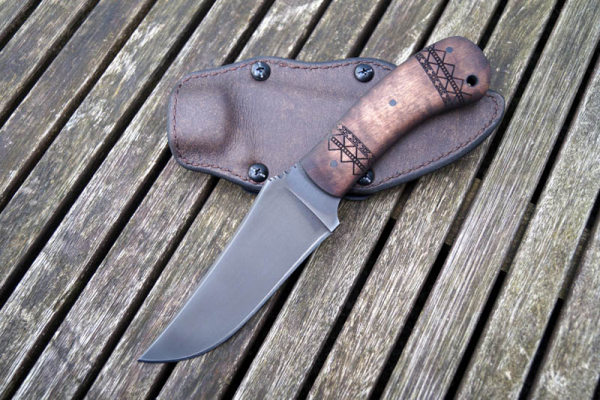 Winkler Knives Belt Knife Maple Tribal