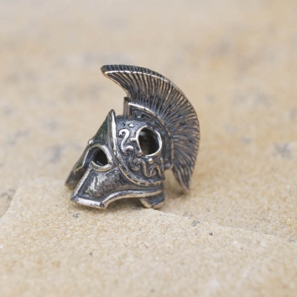 Lanyard Bead Spartan Helmet Wulst Messing (Custom-Made)