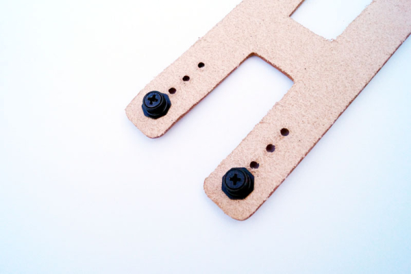 IWB Belt Loop Tactical Leather Natural Double Strap