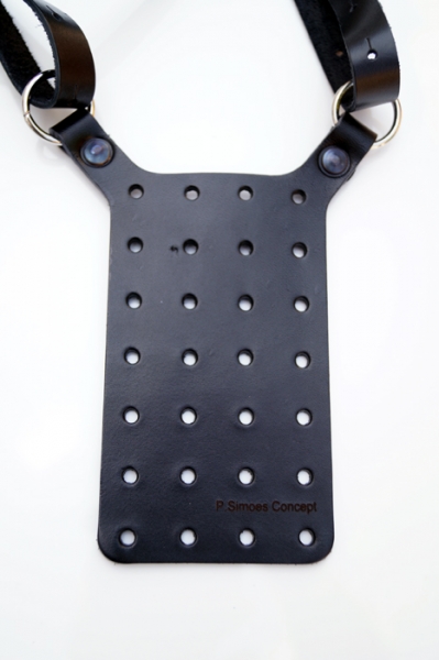 Bastinelli Schulter-Holster Leder black