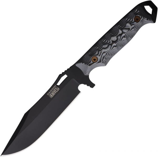 Dawson Knives Marauder Black White Magnacut