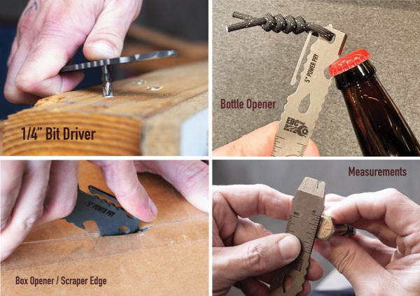 EDC Tool Co. Tool 5 Pry Bar Multi Tumbled
