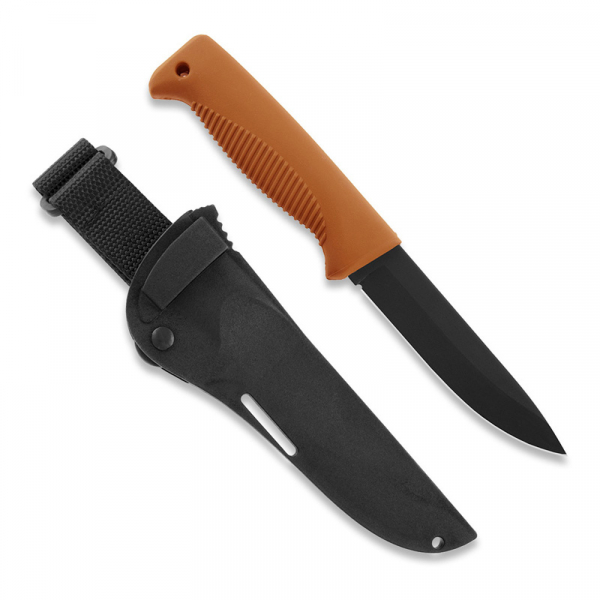 Peltonen Ranger Knife Orange Black M07 Kompositscheide Black Sissipuukko