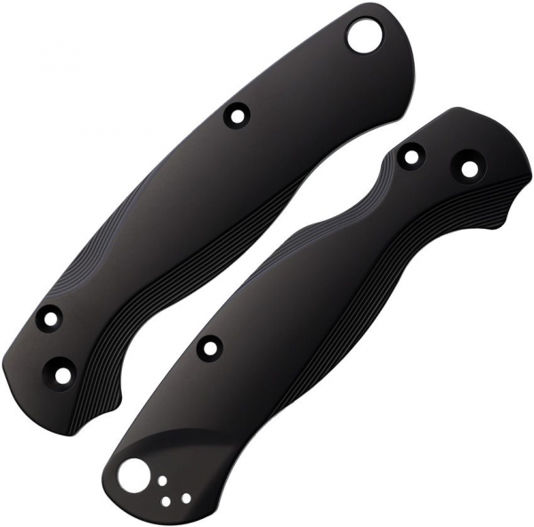 Flytanium Spyderco Paramilitary 2 Lotus Titan Black DLC Griffschalen