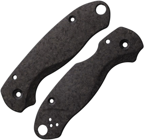 Flytanium Spyderco Para 3 Lotus Griffschalen Carbon Shredded
