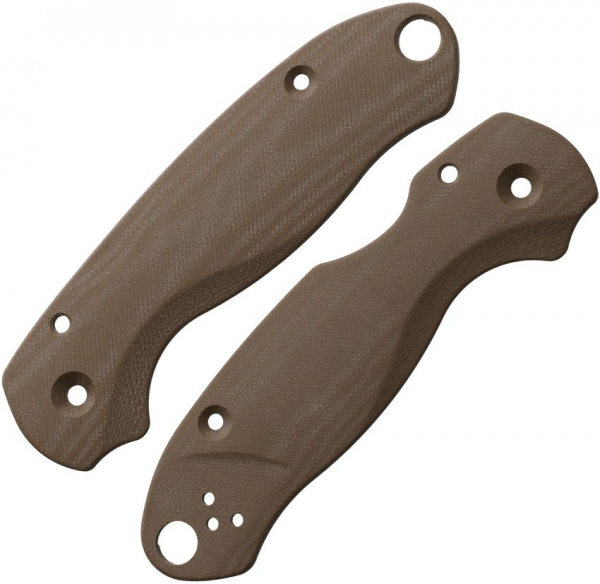 Flytanium Spyderco Para 3 G10 Dark Earth Griffschalen