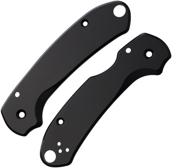 Flytanium Spyderco Para 3 Titan Skinny Black Griffschalen