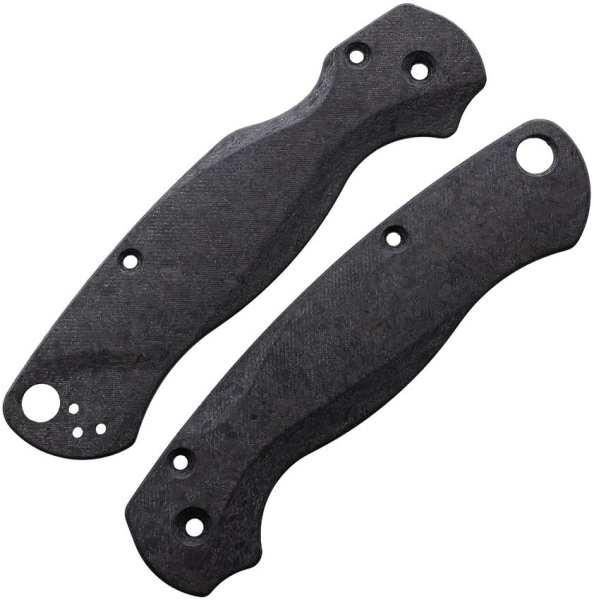 Flytanium Spyderco Paramilitary 2 Lotus Carbon Shred Griffschalen