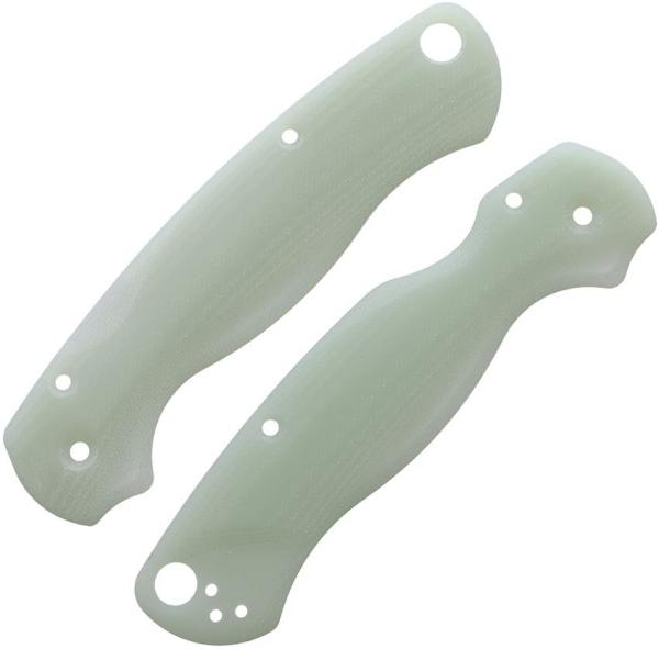 Flytanium Spyderco Paramilitary 2 Lotus Jade G10 Schalen
