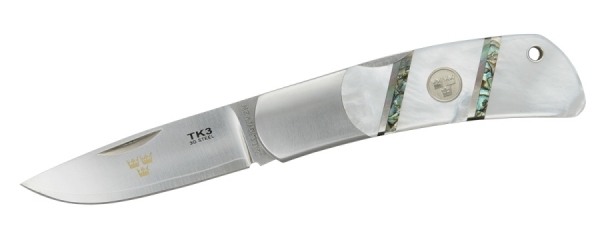Fällkniven TK3 - TK3mop Tre Kronor de Luxe Folder motherofpearl