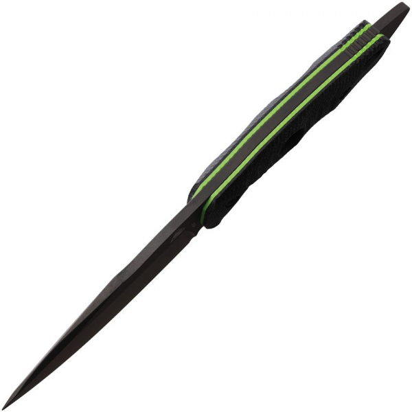 Fobos Knives Alaris Fixed Blade Black/Green PVD 