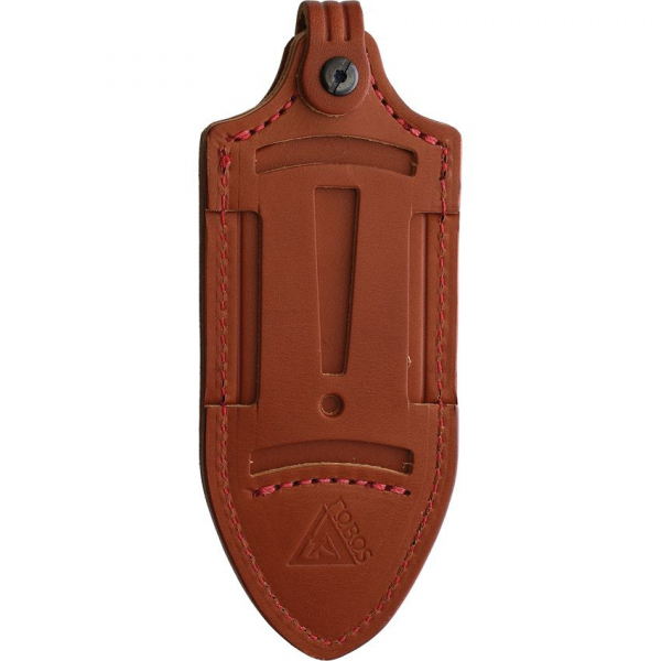 Fobos Knives Cacula Fixed Blade Black Red Leder