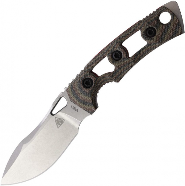 Fobos Knives Tier 1 Mini Mini Camo Micarta