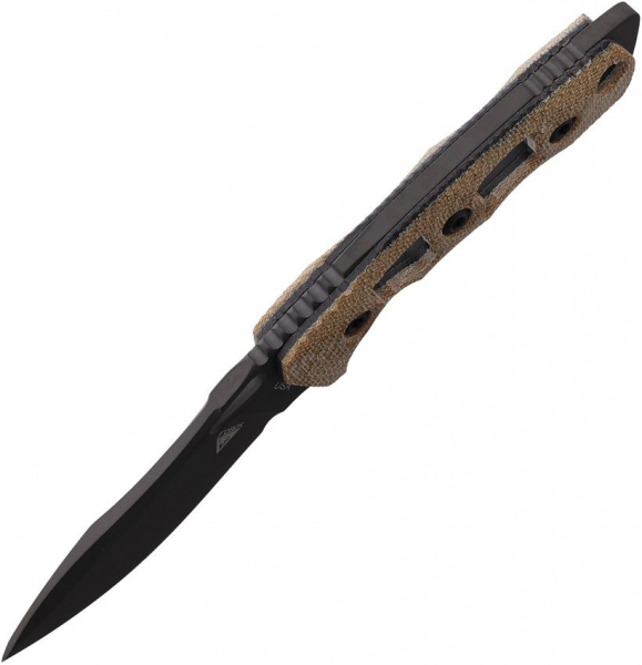 Fobos Knives Tier 1 Mini Mini Natural Micarta PVD backup knives